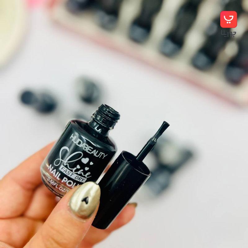 لاک مشکی هدی بیوتی Huda Beauty